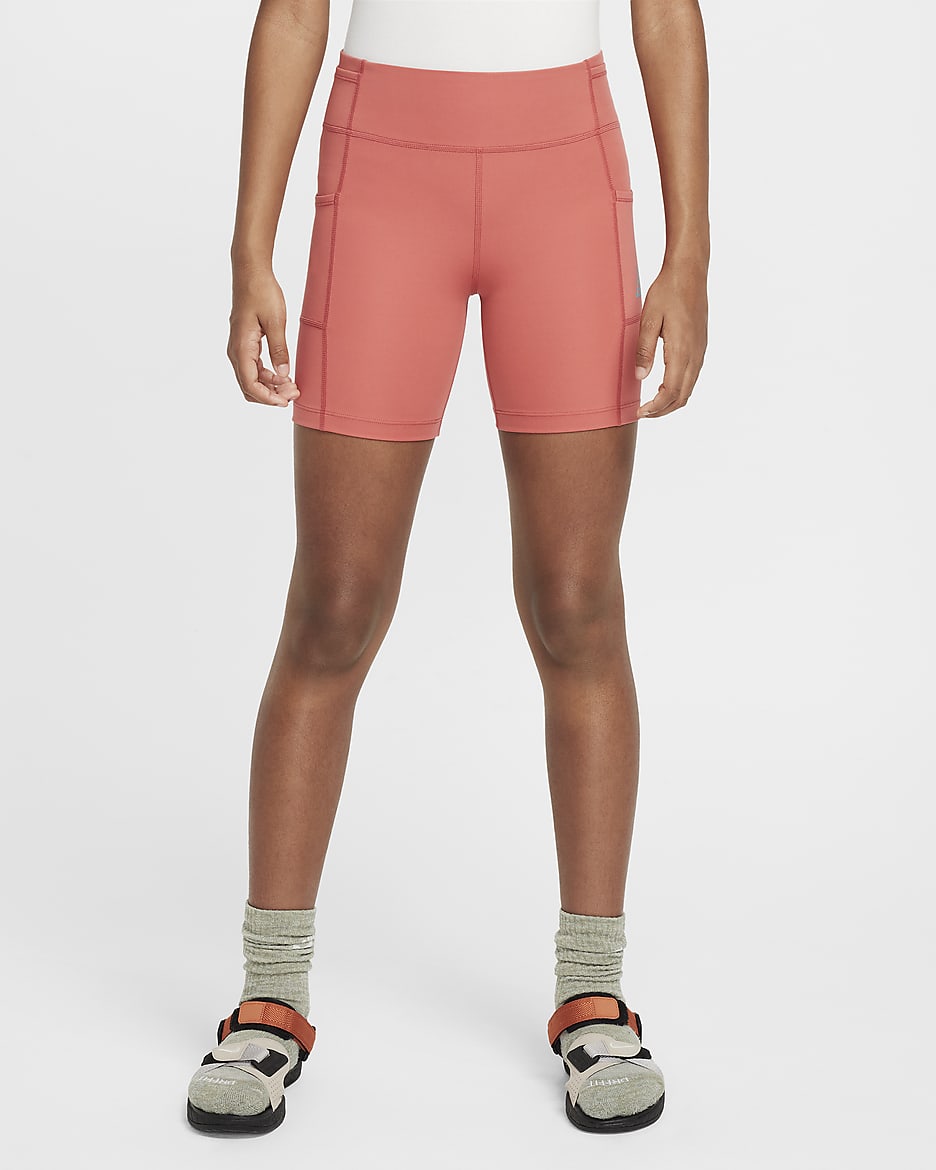 Nike ladies shorts with pockets on sale